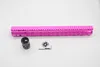 7 '' 9 '' 10 '' 12 '' 13.5 '' 15 '' Pink Anodized Gratis Float Keymod Handguard Rail Mount System Steel Barrel mutter