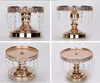 3pcs/set cake stand crystal pendant cupcake cany cookie display tray table stand wedding party baking pastry cake display tool