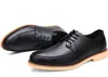 Mens Business Shoes подлинная кожаная туфли. Кантурная плоская черная оксфордская обувь с отличным дышащим размером 39-44