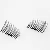 4 st / 2PAIRS 3D magnetiska falska ögonfransar Original Lash Eye Makeup Tillbehör Magnet Eye Lashes Extension Dropship