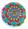 Nowy Design 43 * 43 cm Okrągły Indian Mandala Poduszki podłogowe Okrągłe Czeski Poduszki Poduszki Poduszki Pokrywa Case Color Textile Pillow Sofa Pillow Case