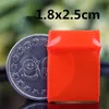 Czerwony Mini Miniaturowy Zip Lock Grip Plastikowe Torby Opakowania Food Candy Fasola Biżuteria Rekloszy Gruby PE Samo uszczelnienie Mały Pakiet Storage Prezent