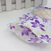16 * 24 см фиолетовый золотые цветы самозваные сумки водонепроницаемый и пыли доказательство орехи Снэк Украшения сумки пятно 100 / пакет