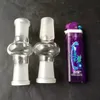 Adapter Wholesale Glass Hookah, Glass Water Pipe Fittings, Free Shipping