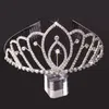 Le ragazze corona con strass gioielli da sposa copricapo nuziale partito di compleanno performance performance pageant crystal tiaras accessori da sposa ZH-023