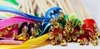 Twrling fairy ribbon streamers wedding ribbon wooden sticks angel wands with bells confetti party decorations hot practical gift