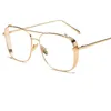 ALOZ MICC marque concepteur carré cadre femmes Vintage hommes métal clair cadre lunettes nouveau Oculos De Sol Lentes UV400 A2176053406