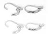 10st Lot 925 Sterling Silver Earring Clasps Hooks Hitta komponenter för DIY Craft Fashion Jewelry Gift 16mm W230242B