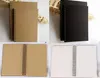 21x14 cm Papel Kraft Notepads Material Escolar Escritório Criativo Sketchbook Graffiti Notepads bobina Em Branco Notebook viagem ao ar livre de leite de bolso