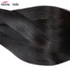 Pour les femmes noires Extensions de cheveux raides péruvien indien cheveux humains paquets pas cher 8A cheveux brésiliens paquets 10 pièces entier 56615293237964