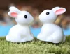100pcs resina Coniglio Miniature Paesaggio Accessori per la decorazione del giardino di casa Scrapbooking Craft Fai da te