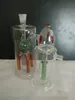 A-29 Height Bongglass Klein Recycler Oil Rigs Water Pipe Shower Head Perc Bong Glass Pipes Hookahs--Flesh and blood