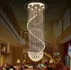 LED Crystal Chandeliers Lights stairs hanging light lamp Indoor lighting decoration with D70CM H200CM chandelier light fixtures305K