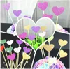 cake toppers glitter heart paper cards banner for Cupcake Wrapper Baking Cup birthday tea party wedding decoration baby shower