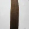 Extensões de cabelo sem costura de pele de trama 40 peças # 6 Médias remy Marrom extensões de cabelo humano fita adesiva 100g em extensões de cabelo humano