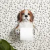 Creatieve muur gemonteerde toiletrol papieren houder puppy hondenhulde case hars hanger badkamer accessoires home decoratief1593837