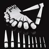 18Pcs Set 1 6-10mm Acrylic Tapers Ear Plugs Gauge Stretching Kit Piercing For Women Men Body Jewelry Punk Style244O