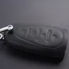 Pelle Keyless Entry Remote Car Key Fob Cover Case per Chevrolet / Chevy 2016 2017 Malibu Cruze Camaro Portachiavi Accessori