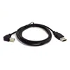 USB 2 0 A MALE TO B MALE DOWN 90 LAGLED PRINTER SCANNER HDD Cable 1 5M 5FT2520