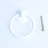 Modern simple white shaky drop rings drawer shoe cabinet knob pull white dresser door pulls furniture ring