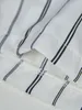 Wholesale-ストラッププランジDeep Vネックセクシーバックレス緩い垂直縞模様のプリントホワイトワイドレッグジャンプスーツカジュアルPalazzoパンツジャンプスーツロンパース
