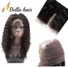 360 frontale sluiting alleen Braziliaans Peruaans maagdelijk haar 22x4x2 kanten frontals Human Lace Sluitingen band Bella