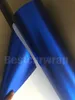 Dark Blue Satin Chrome Vinyl Car Wrap Film med luftbubbla gratis för lyxfordonsgrafik som täcker foliestorlek 1.52x20M/Roll