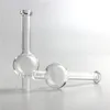 Dabber universale con tappo in carb con sfera di vetro con tappi spessi trasparenti per narghilè per quarzo Banger Thermal Terp Core Flat Top Domeless Nail