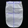Sacchetto filtro ovale riutilizzabile in 3 dimensioni, tè al latte, succo di frutta, sacchetto filtro a rete fine in NYLON E00297 BARD