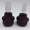 Hot Selling 18mm Colorful Skull Shape Glass Bowl For Smoking Pipe Bong Mini Oil Rig Percolators Bubbler Free Shipping