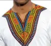 Mężczyzna dashiki vintage t koszule 2017 bawełniana bohemia retro tops men afrykański druk tshirt tradycyjne tradycyjne koszulki plus size3220002