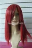 Pelucas nueva moda larga cobre rojo marrón peluca/pelo envío gratis