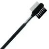 Partihandel- Sanwony New Eyebrow Brush Eyelash Dual-Comb Extension Comb Brush Cosmetic Makeup Brushes Professional Hot Beauty