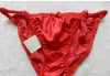 high Quality 100% Silk Women's lady String Bikinis Panties sizeS M L XL XXL 26 -41 215p