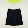 زي المدرسة الكورية للبنات مطوية تنورة تأثيري لطيف يابانية طالب المدرسة الثانوية تنورة عالية الخصر 4XL البحرية mini skirt298o