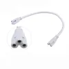 LED -accessoire draad T8 T5 1ft 2ft 3ft 4ft 5ft kabel voor geïntegreerde T8 T5 LED -buizen Lichten Connector CE ROHS UL DLC -kabelsnoeren