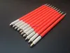 100 Pcs Red Manual Permanent Makeup Microblading Pen For Eyebrow Fit Permanent Makeup Microblading Round Needles