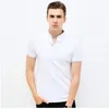 Vendita calda New Summer Fashion Mens T-shirt con scollo a V Slim Fit T-shirt a maniche corte Abbigliamento da uomo Trend T-shirt casual M-5XL