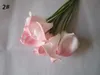 Nuovo arrivo Calla Lily Decorazione domestica Fiore Fiore artificiale Bouquet da sposa Festa nuziale Fiore artigianale G396