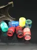 4 Styles Epoxy Resin Drip tip Wide Bore 510 Thread Mouthpiece for Aspire Cleito Petri Tank Flash Kennedy RDA Comp lyfe Atomizer