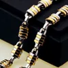 Wholesale 316L Stainless Steel Fashion Jewelry Curb Link Box Chain Necklace For Men Gold Silver 55cm*0.9cm