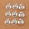 Halloween Pumpkins Cute MIC Antique Silver Charms 200pcs lot Fashion 18 3x15 8mm Pendants Jewelry DIY L1098253j