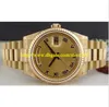 store361 новых прибыть часы носить мужские золото президент шампанское римская 118238