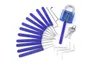 12pcs Unlocking Lock Pick Set Key Extractor Tool with Blue Practice Padlocks Lock Pick Tools for locksmith