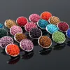 Wholesale- 10pcs/lot Mixed 12mm Rhinestones crystal snap buttons with copper button for bracelets and necklace pendant jewelry ZL001