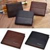 Wholesale- Men's Vintage Faux Leather Bifold Purse ID Card Holder Multi-Slot Clutch Wallet