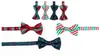 Papillon natalizio 11 colori 7 * 12 cm bowknot Papillon natalizio Accessori per cravatta in poliestere da uomo per il regalo di Natale