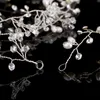 Pearls Wedding Hair Vine Crystal Bridal Accessories Diamante Headpiece 1 Piece
