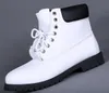 Fashion Classic Martin Boots Кожаные ретро-дизайнер мужской ботинок