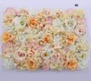 Bloem muur zijde rose tracery muur codering floral achtergrond kunstbloemen creatieve bruiloft stadium gratis verzending WT055